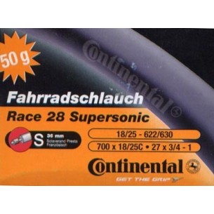 TUBE CONTINENTAL RACE SUPERSONIC 700X18-25 60mm