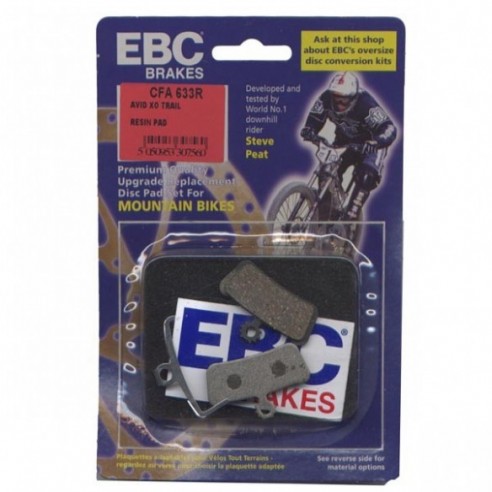 BRAKE PADS DISC EBC CFA633R AVID XO TRAIL