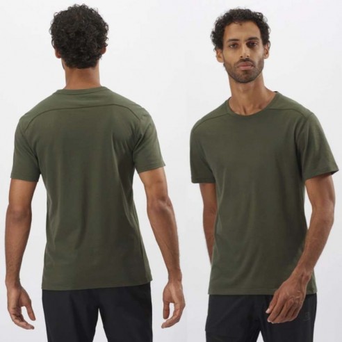 SA-CAMISETA ESTIU HOME MC ESSENTIAL SOLID OLIVE NIGHT 2022