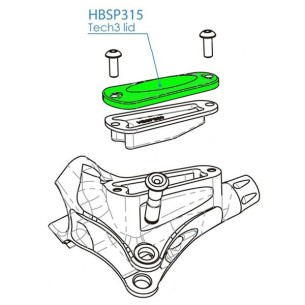 CAPOT LEVIER FREIN HOPE TECH 3 PART HBSP315 2