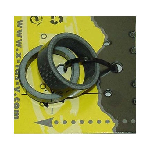 ARANDELAS DIRECCION ERGOTEC CARBON 1" 1/8