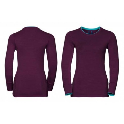 SAMARRETA DONA ODLO NATURAL 100 MERINO WARM BASELAYER W