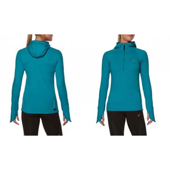 PULLOVER DONA ASICS FUJITRAIL 1/2 HOODY