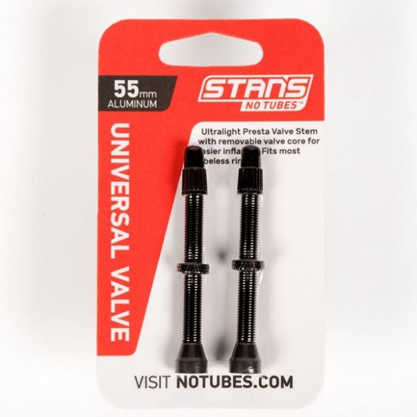 VALVE TUBELESS STANS NOTUBES 55MM NOIR