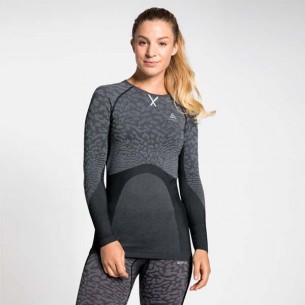 ODLO WOMEN'S BLACKCOMB L-S BASE LAYER TOP