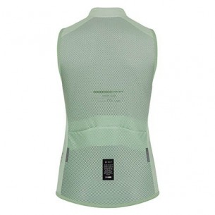 Chaleco ciclista reversible PURE TECH GREEN (MUJER)