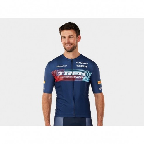 Maillot réplique de l'équipe Santini Trek Factory Racing pour hommes