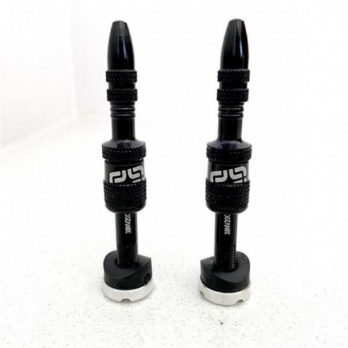 23-31mm E-thirteen quick fill black Presta tubeless valve