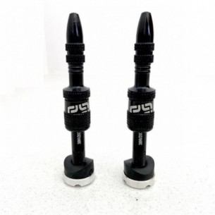 16-24mm E-thirteen quick fill black Presta tubeless valve
