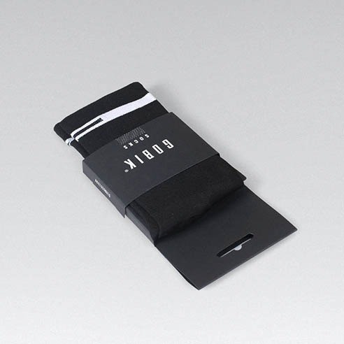 Gobik Superb Black Horizon Extra Long Socks