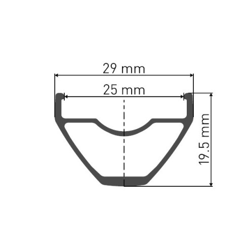 Rear wheel trasera DT Swiss Spline 29 CL 12X142mm