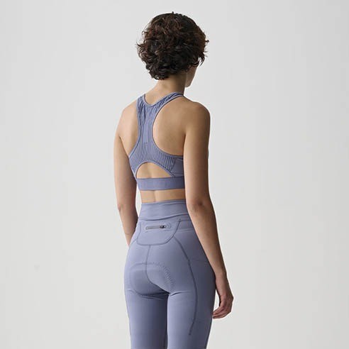 Top Maap Sequence Crop Lavender Mujer