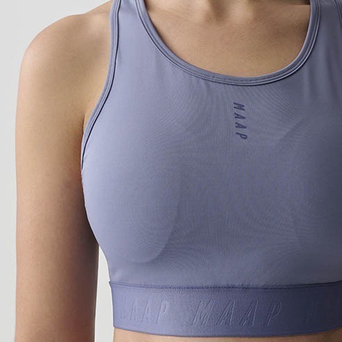 Top Maap Sequence Crop Lavender Mujer