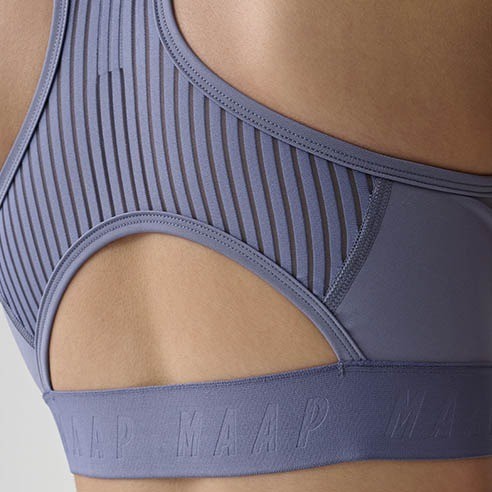 Top Maap Sequence Crop Lavender Mujer