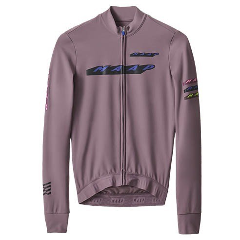 Maillot Maap Evade X Thermal LS Jersey 2.0 Raisin Femme