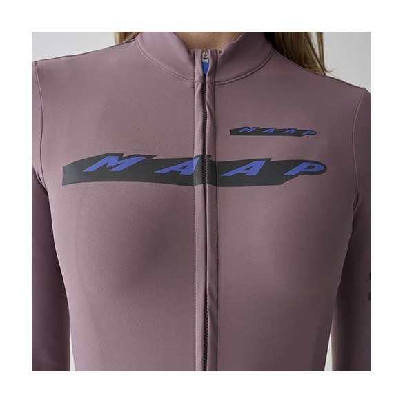 Maillot Maap Evade X Thermal LS Jersey 2.0 Raisin Femme