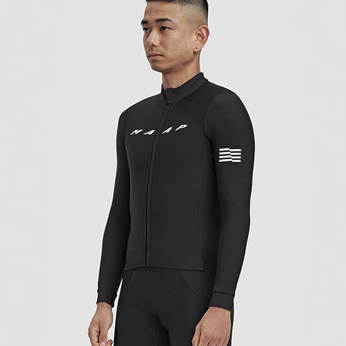 Maillot Maap Evade Thermal LS Jersey 2.0 Black