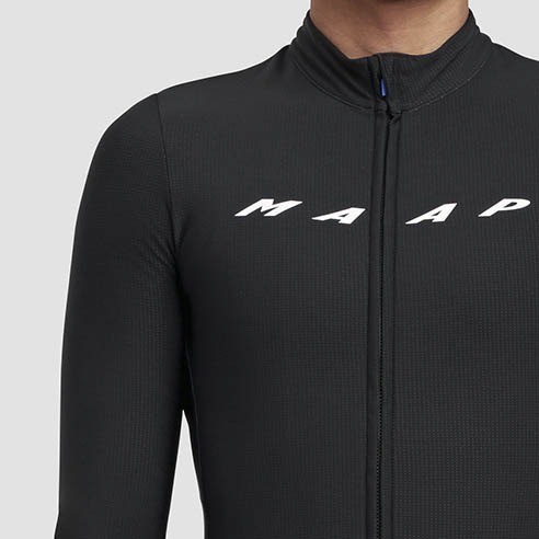 Maillot Maap Evade Thermal LS Jersey 2.0 Black