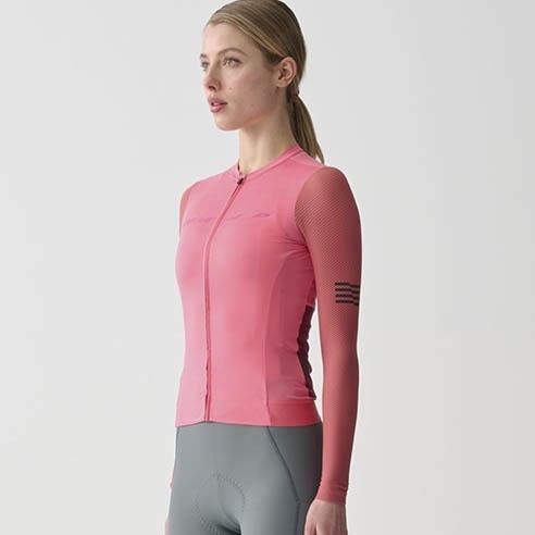 Maillot Maap Evade Pro Base LS Jersey 2.0 Epic Pink Mujer
