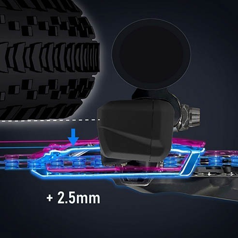 Desviador Shimano GRX Di2 FD-RX825