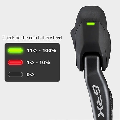 Manette Frein Derailleur Shimano GRX Di2 ST-RX825 Droit