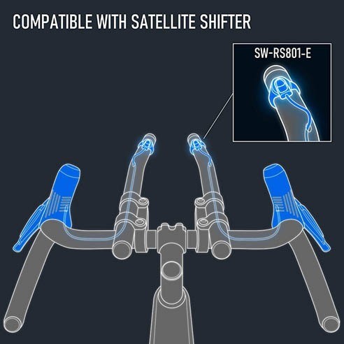 Shimano GRX Di2 ST-RX825 Left Brake Shift Lever