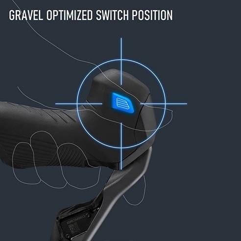 Shimano GRX Di2 ST-RX825 Left Brake Shift Lever