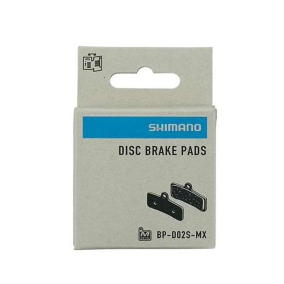 Pastillas freno de disco metálicas Shimano D02S-MX IBPD02SMXA