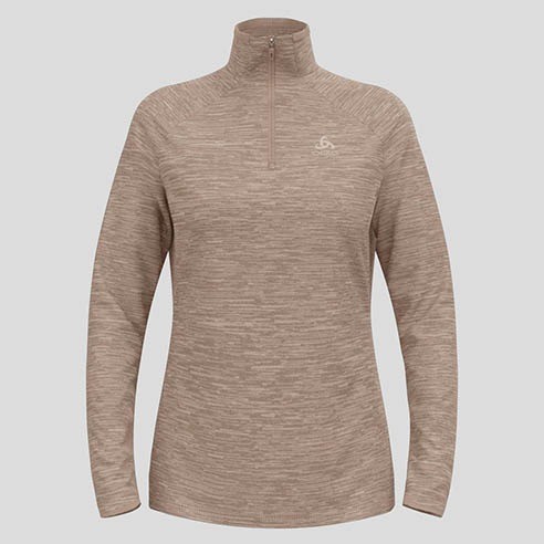 Jersei Dona Odlo Run Easy Half-Zip Mid Layer Top