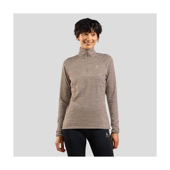 Jersey Mujer Odlo Run Easy Half-Zip Mid Layer Top