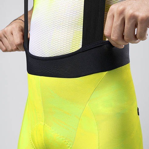 Gobik Absolute Print Liquid Lime Bib Shorts