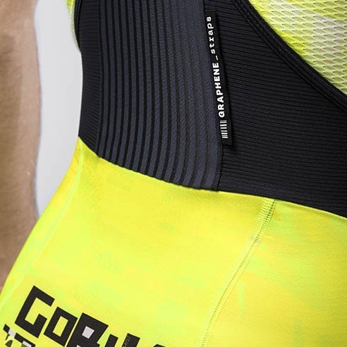 Gobik Absolute Print Liquid Lime Bib Shorts
