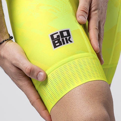 Gobik Absolute Print Liquid Lime Bib Shorts