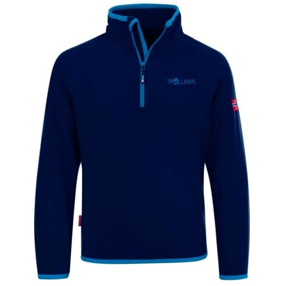 PULLOVER JUNIOR TROLLKIDS NORDLAND HALF ZIP