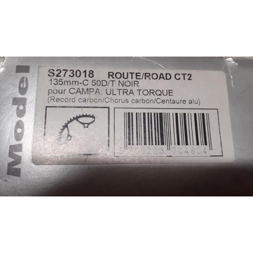 Plateau Stronglight Campagnolo 50 dents 10v