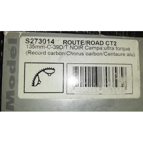 Stronglight CT2 135mm 39-tooth chainring for Campagnolo 10-speed