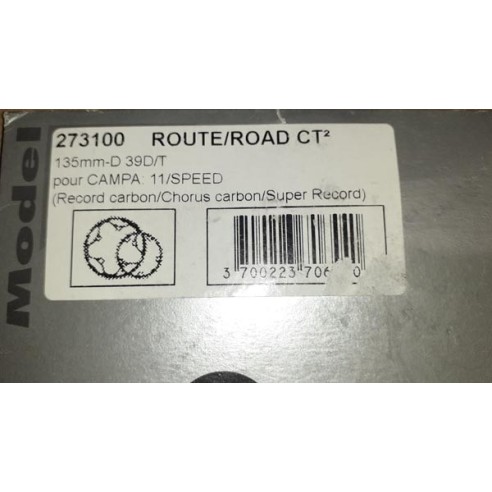 Plat Stronglight CT2 135mm de 52 dents per a Campagnolo de 10 velocitats