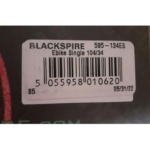Plateau e-bike Blackspire 104/34 2
