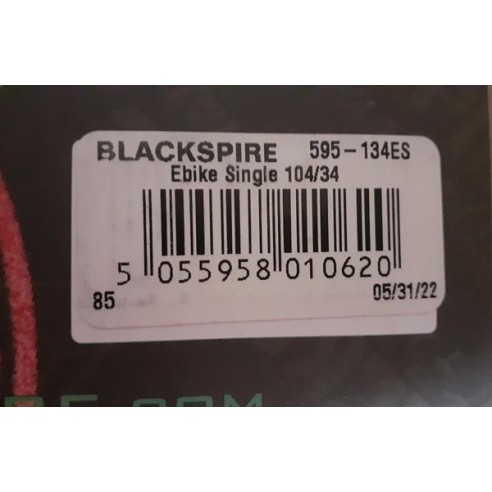 Plat e-bike Blackspire 104/34