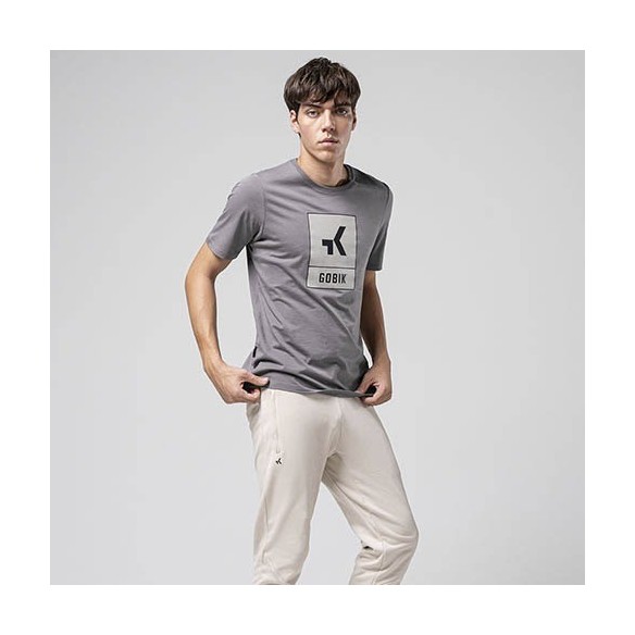 T-shirt Gobik Overlines 2.0 Pewter