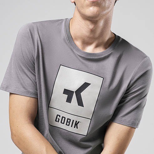 T-shirt Gobik Overlines 2.0 Pewter