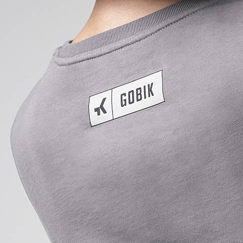 T-shirt Gobik Overlines 2.0 Pewter