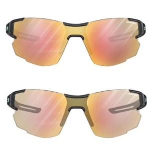 JULBO AEROLITE REACTIV MATT TRANSLUCENT BLACK / PASTEL PINK / 1-3 LIGHT AMPLIFIER SUNGLASSES 2
