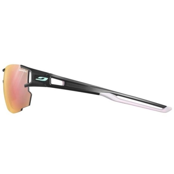 JULBO AEROLITE REACTIV MATT TRANSLUCENT BLACK / PASTEL PINK / 1-3 LIGHT AMPLIFIER SUNGLASSES