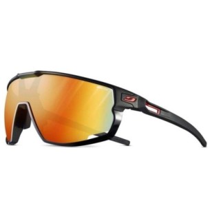 JULBO RUSH MATT BLACK-RED REACTIV 1-3 LIGHT AMPLIFIER SUNGLASSES