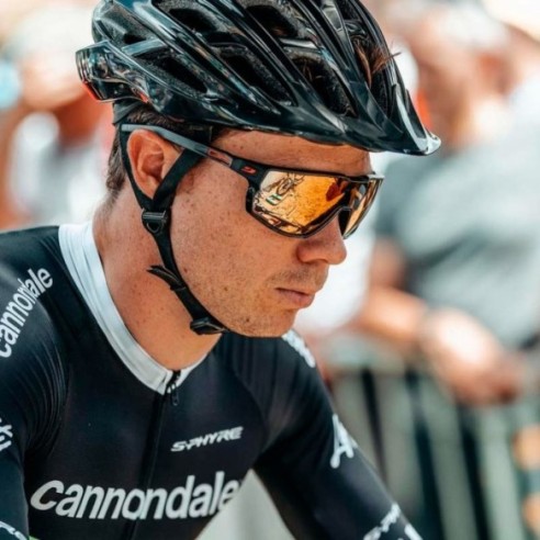 ULLERES JULBO RUSH MATT BLACK-RED REACTIV 1-3 LIGHT AMPLIFIER