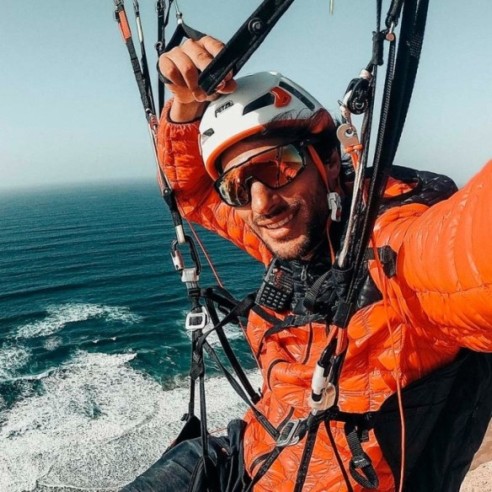 ULLERES JULBO RUSH MATT BLACK-RED REACTIV 1-3 LIGHT AMPLIFIER