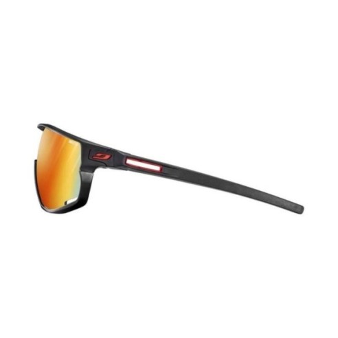 ULLERES JULBO RUSH MATT BLACK-RED REACTIV 1-3 LIGHT AMPLIFIER