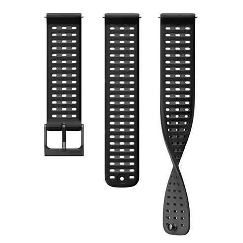 Correa Suunto 22mm Athletic 9 Silicone Strap Black S+M