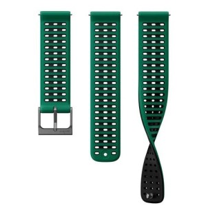 Correa Suunto 22mm Athletic 9 Silicone Strap Pine Green S+M